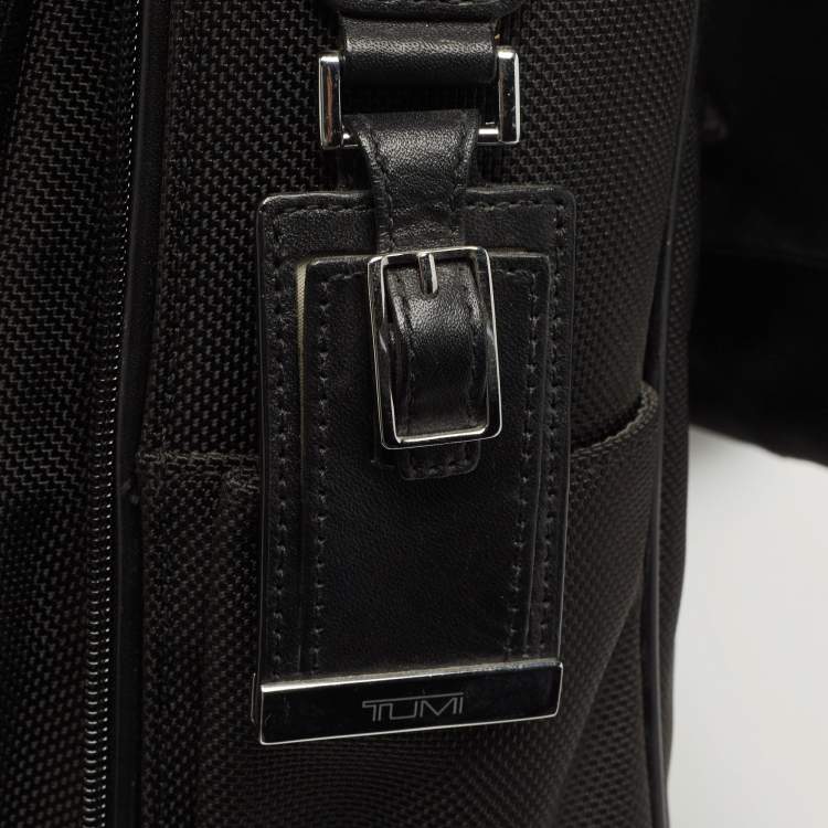 Pre Owned TUMI Black Nylon and Leather Spirit of Imagination Messenger Bag 