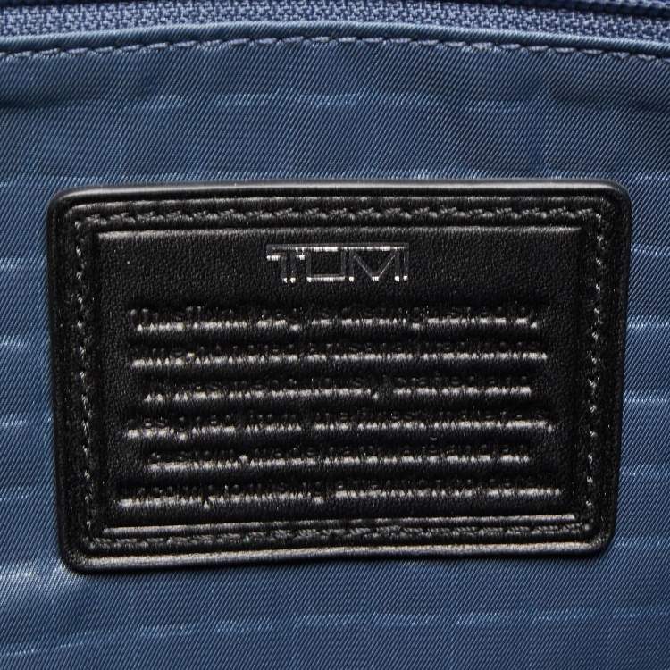 Pre Owned Tumi Black Nylon and Leather T-Pass Kennedy Deluxe Brief Laptop Bag