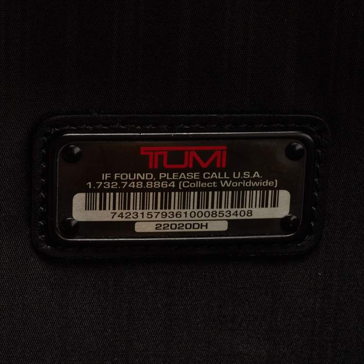 Pre Owned TUMI Black Nylon 2 Wheeled Alpha 2 Expandable Luggage
