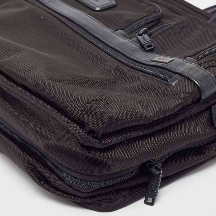 Pre Owned TUMI Black Nylon Alpha II Expandable T-Pass Laptop Bag