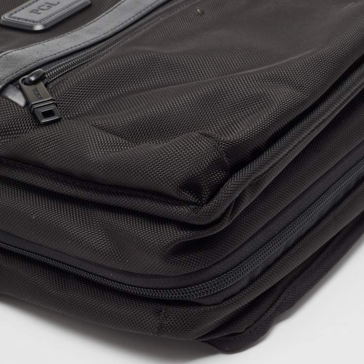 Pre Owned TUMI Black Nylon Alpha II Expandable T-Pass Laptop Bag