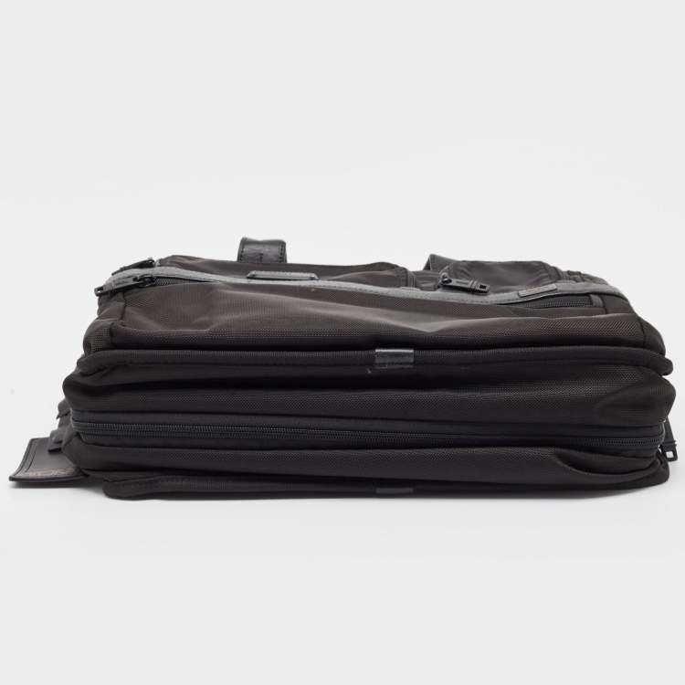 Pre Owned TUMI Black Nylon Alpha II Expandable T-Pass Laptop Bag