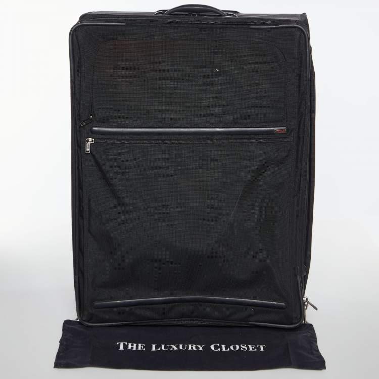 Pre Owned TUMI Black NylonTumi Frequent Expandable Traveler Suitcase Suitcase
