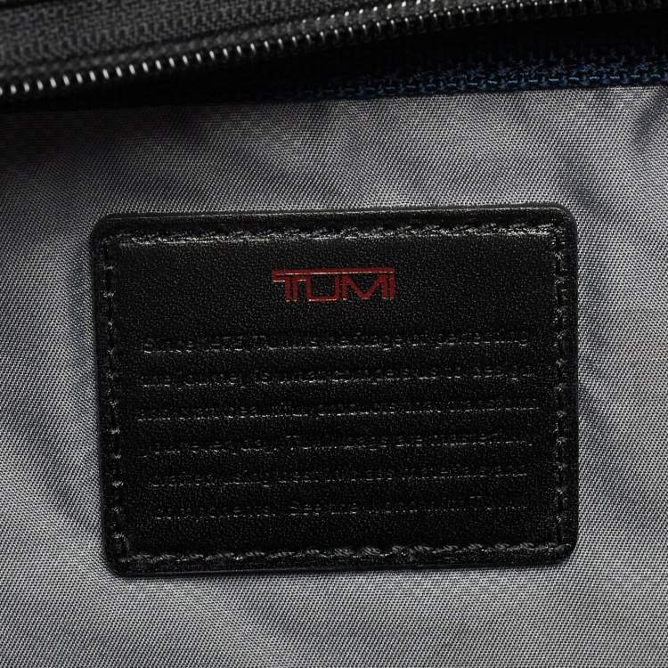 Pre Owned TUMI Black Nylon and Leather Alpha 3 T Pass Expandable Briefcase Bag