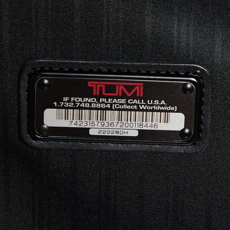 Pre Owned TUMI Black Nylon 2 Wheeled Alpha Expandable Luggage