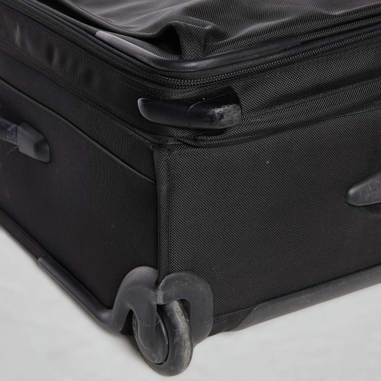 Pre Owned TUMI Black Nylon 2 Wheeled Alpha Expandable Luggage