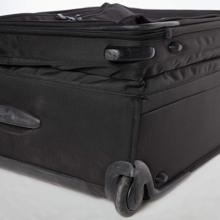 Pre Owned TUMI Black Nylon 2 Wheeled Alpha Expandable Luggage