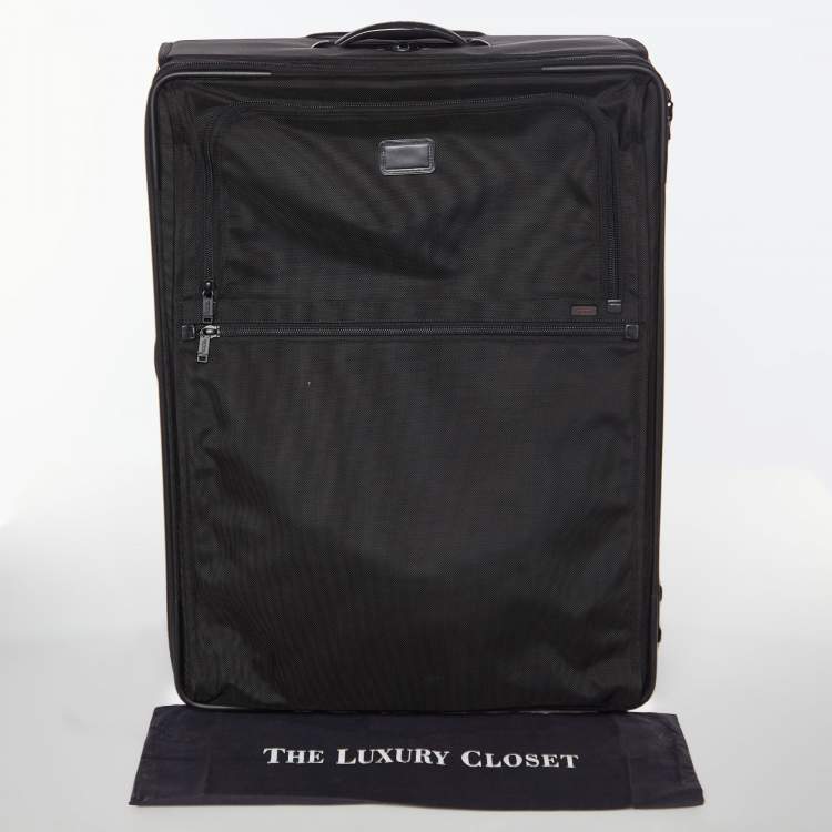 Pre Owned TUMI Black Nylon 2 Wheeled Alpha Expandable Luggage