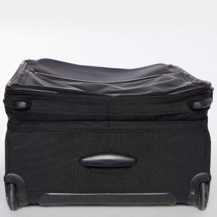 Pre Owned TUMI Black Nylon 2 Wheeled Alpha Expandable Luggage
