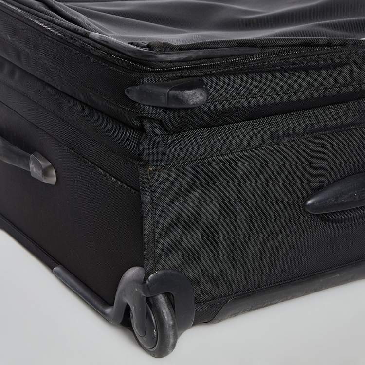 Pre Owned TUMI Black Nylon 2 Wheeled Alpha Expandable Luggage