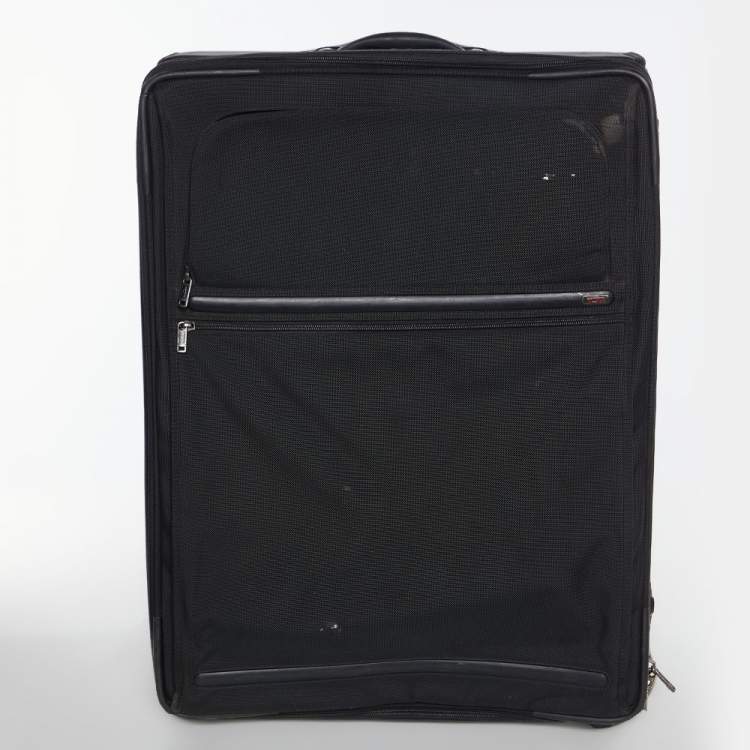 Pre Owned TUMI Black Nylon 2 Wheeled Alpha Expandable Luggage