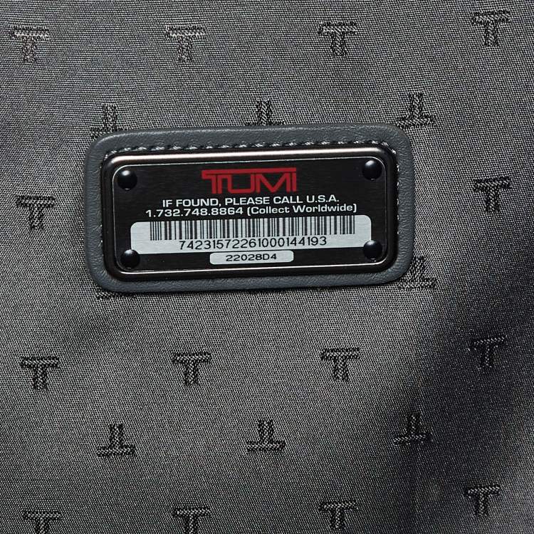 Pre Owned TUMI Black Nylon 2 Wheeled Alpha Expandable Luggage