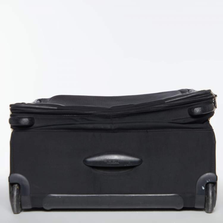 Pre Owned TUMI Black Nylon 2 Wheeled Alpha Expandable Luggage