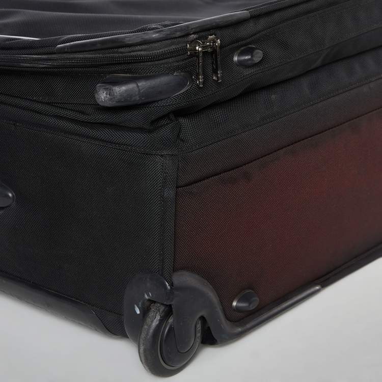 Pre Owned TUMI Black Nylon 2 Wheeled Alpha Expandable Luggage