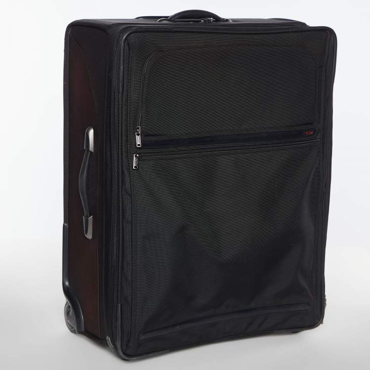 Pre Owned TUMI Black Nylon 2 Wheeled Alpha Expandable Luggage