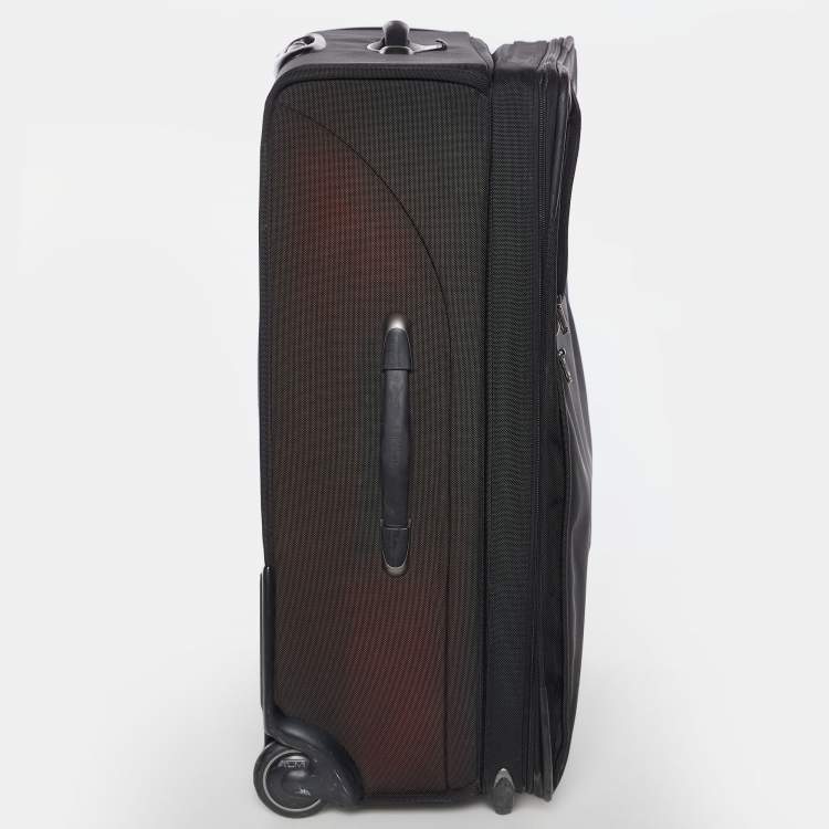Pre Owned TUMI Black Nylon 2 Wheeled Alpha Expandable Luggage