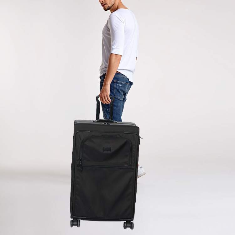 Pre Owned TUMI Black Nylon 4 Wheeled Extended Trip Expandable Luggage