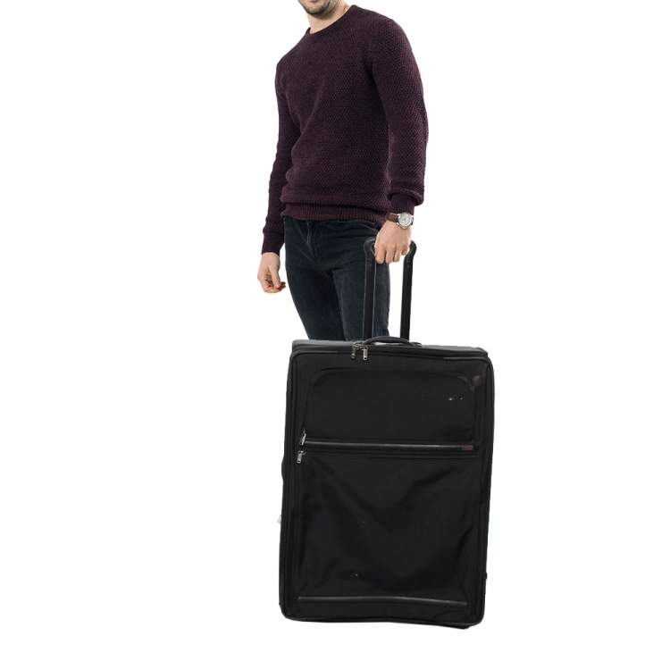 Pre Owned TUMI Black Nylon 2 Wheeled Expandable Luggage