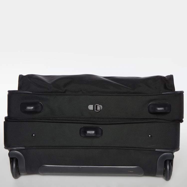 Pre Owned Tumi Black Nylon 2 Wheeled Expandable Garment Luggage