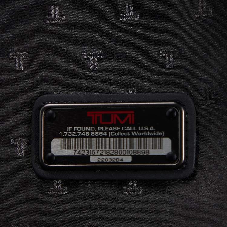 Pre Owned Tumi Black Nylon 2 Wheeled Expandable Garment Luggage