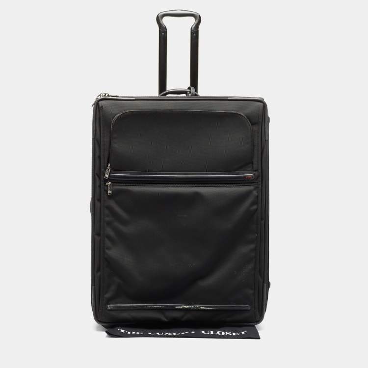 Pre Owned Tumi Black Ballistic Nylon 2 Wheeled Generation 4 Expandable Trip Luggage