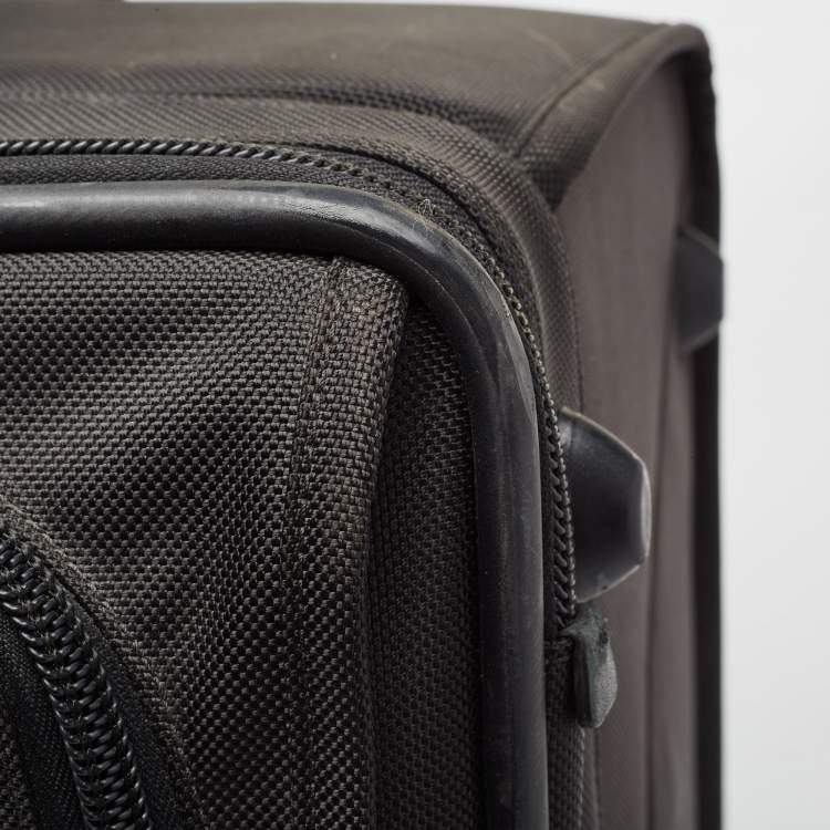 Pre Owned TUMI Black Ballistic Nylon 2 Wheeled Expandable Trip Luggage