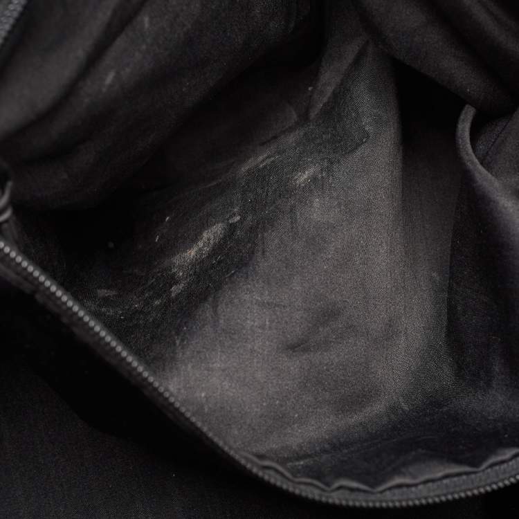 Pre Owned TUMI Black Leather Alpha II Duffel Bag