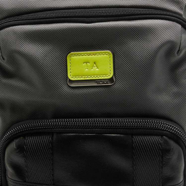 Pre Owned TUMI Grey/Black Nylon Alpha Bravo Nellis Backpack