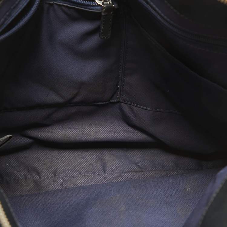 Pre Owned Tumi Black Leather Stanton Nia Commuter Briefcase Bag