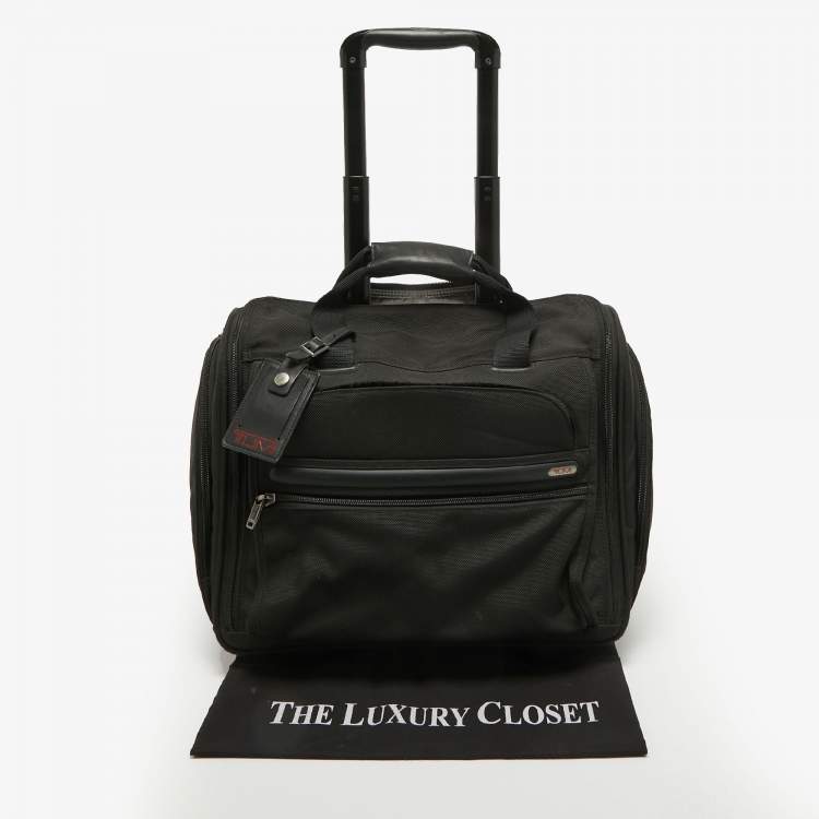 Pre Owned TUMI Black Nylon G4 Compact Carry-On Luggage