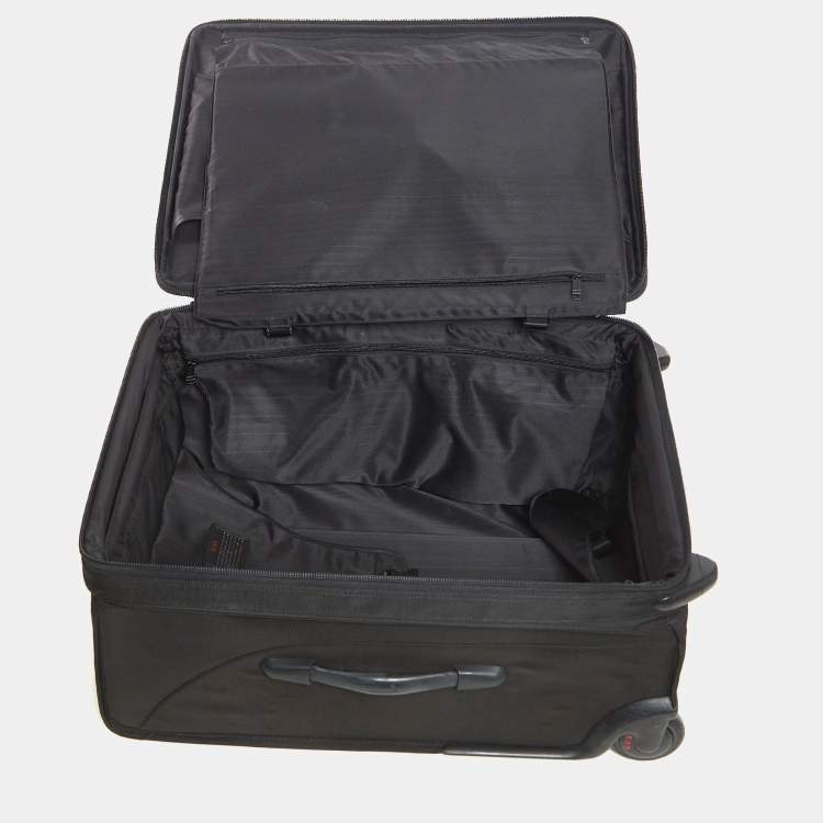 Pre Owned TUMI Black Nylon 2 Wheeled Alpha Extended Trip Expandable Luggage
