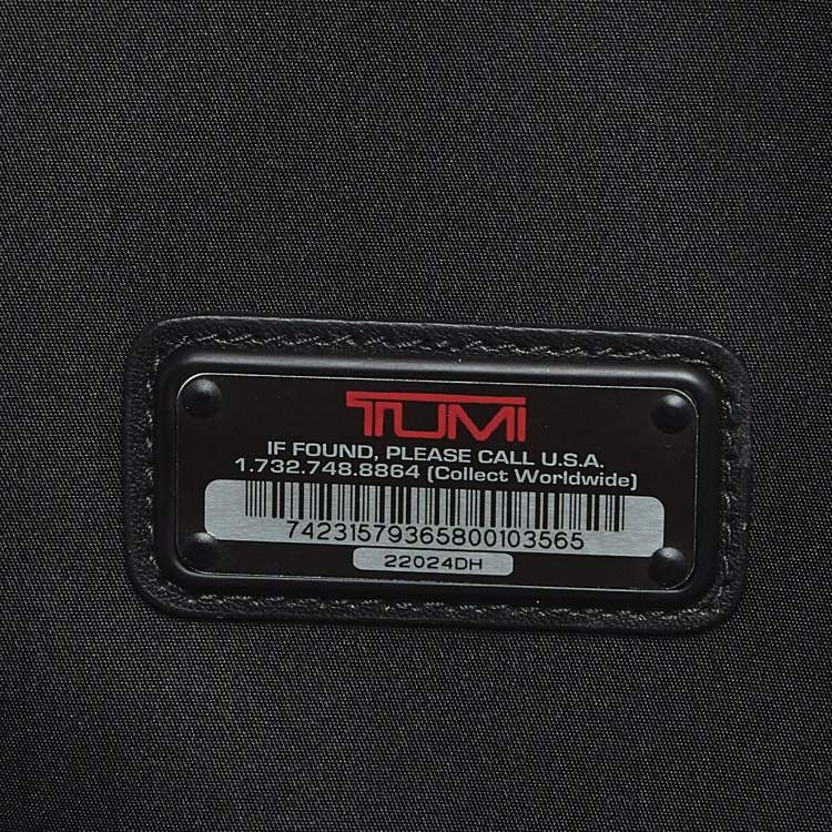 Pre Owned TUMI Black Nylon 2 Wheeled Alpha Extended Trip Expandable Luggage