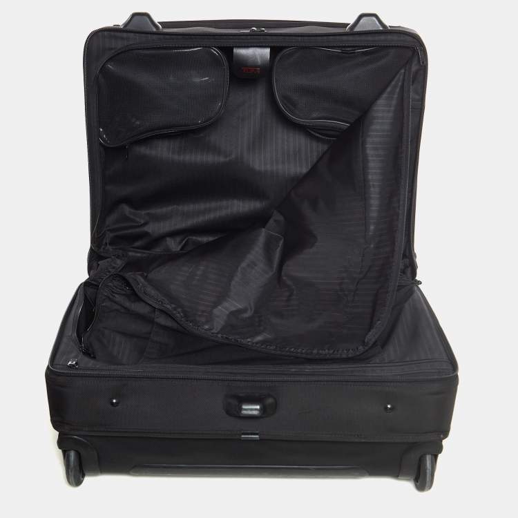 Pre Owned TUMI Black Nylon 2 Wheeled Alpha Classic Garment Luggage