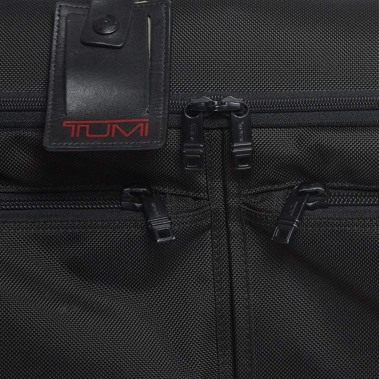Pre Owned TUMI Black Nylon 2 Wheeled Alpha Classic Garment Luggage
