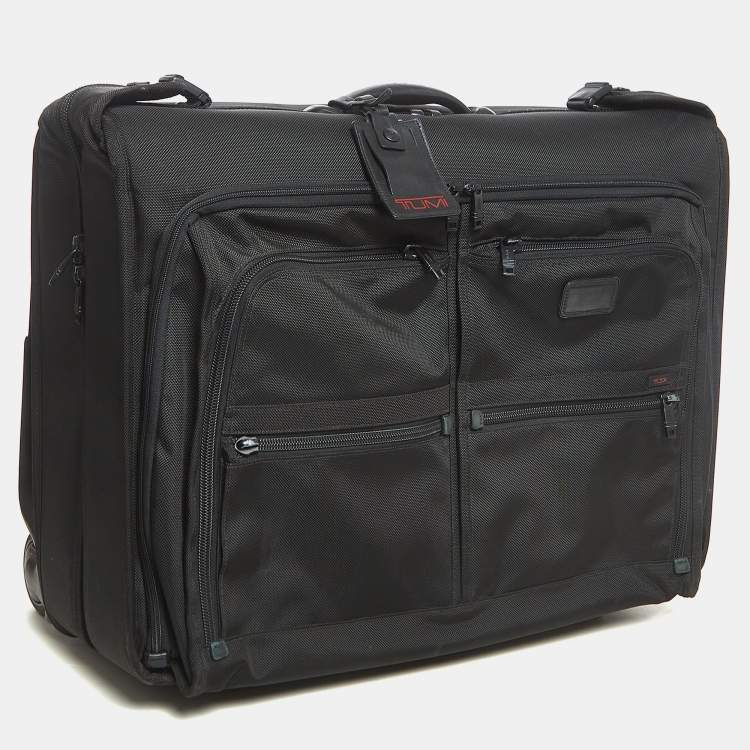 Pre Owned TUMI Black Nylon 2 Wheeled Alpha Classic Garment Luggage