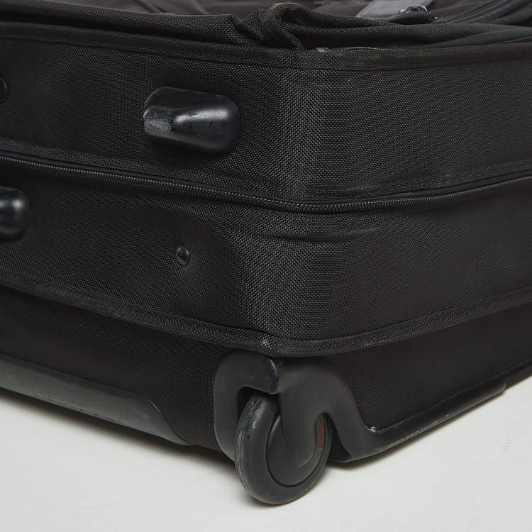 Pre Owned TUMI Black Nylon 2 Wheeled Alpha Classic Garment Luggage
