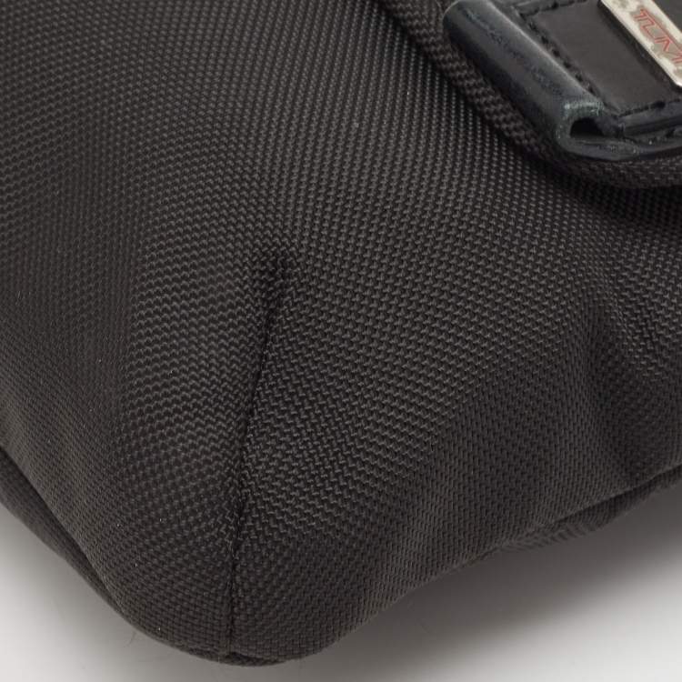 Pre Owned Tumi Black Nylon and Leather Alpha Bravo Beale Messenger Bag