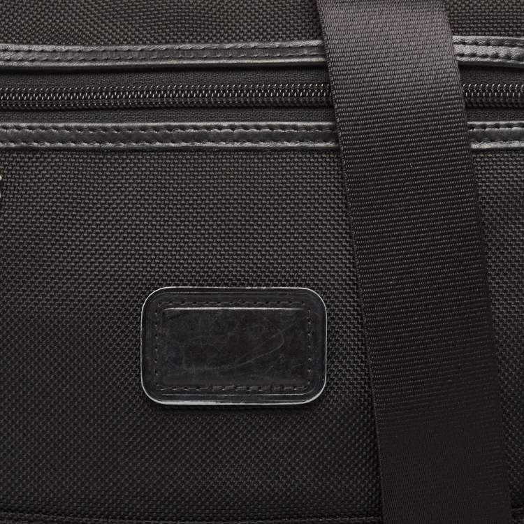 Pre Owned Tumi Black Nylon and Leather Alpha Bravo Beale Messenger Bag