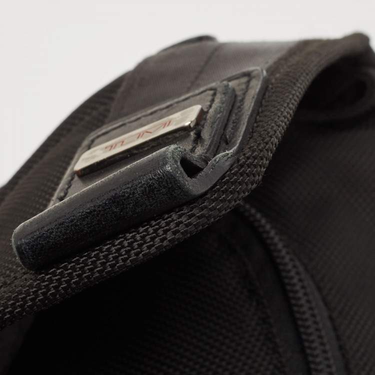 Pre Owned Tumi Black Nylon and Leather Alpha Bravo Beale Messenger Bag