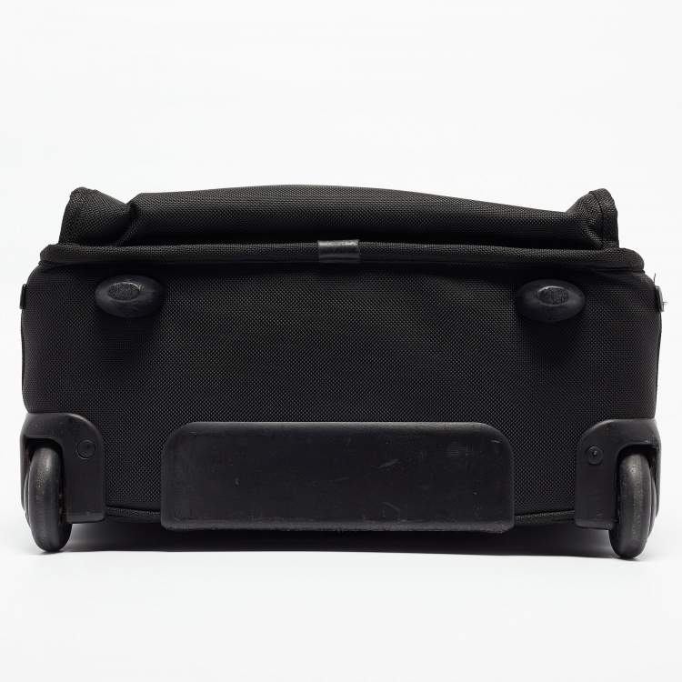 Pre Owned TUMI Black Nylon Alpha Wheeled T-Pass Compact Brief Trolley