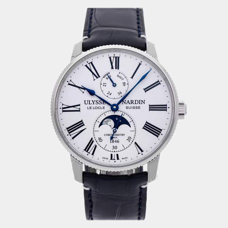 Pre Owned Pre-Owned Ulysse Nardin Marine Torpilleur Moonphase 1193-310LE-0A-175/1A