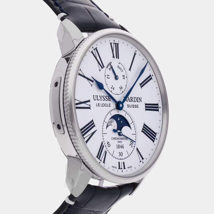 Pre Owned Pre-Owned Ulysse Nardin Marine Torpilleur Moonphase 1193-310LE-0A-175/1A