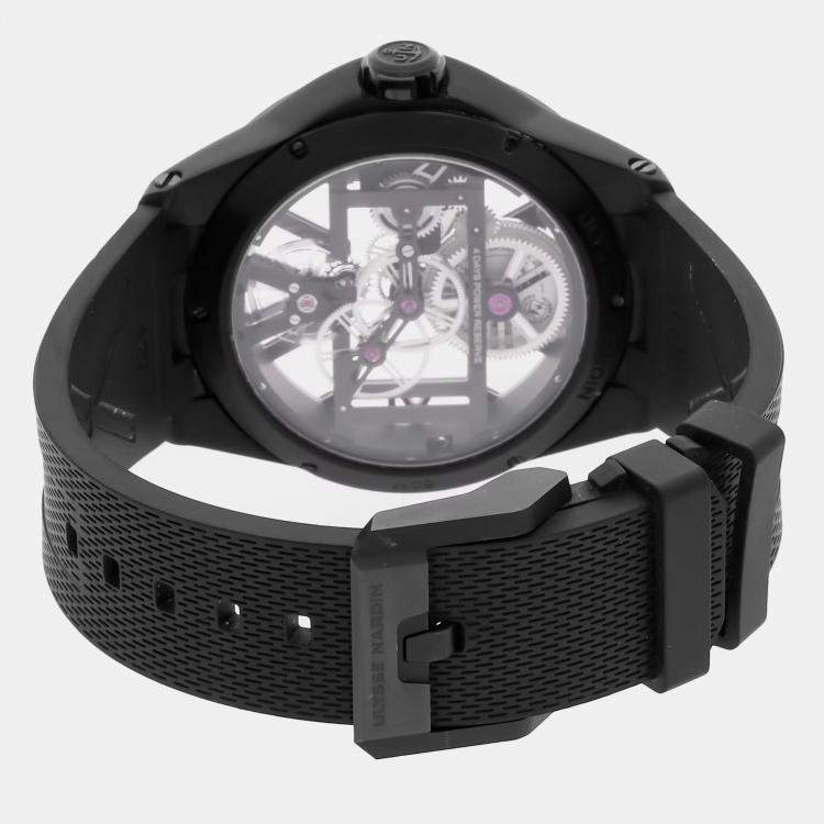 مملوكة مسبقًا Pre-Owned Ulysse Nardin Blast Skeleton X 3713-260/BLACK