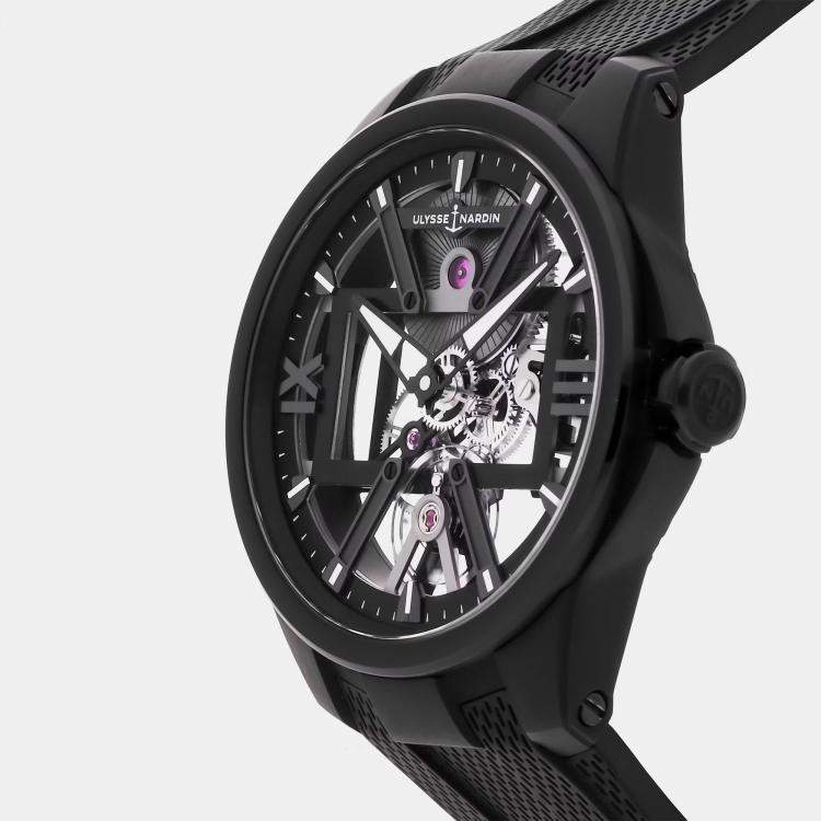 مملوكة مسبقًا Pre-Owned Ulysse Nardin Blast Skeleton X 3713-260/BLACK
