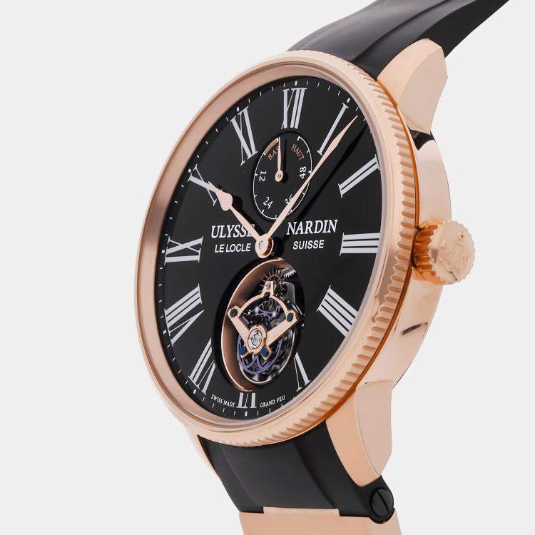 Pre Owned Pre-Owned Ulysse Nardin Marine Torpilleur Tourbillon Diver 1282-310LE-2AE-175/1A