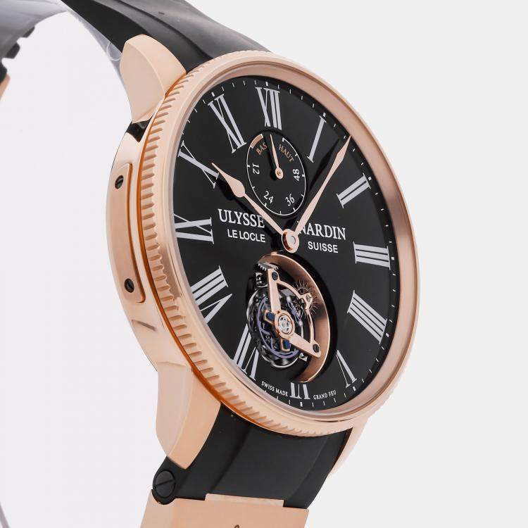 Pre Owned Pre-Owned Ulysse Nardin Marine Torpilleur Tourbillon Diver 1282-310LE-2AE-175/1A