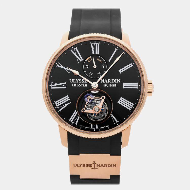 Pre Owned Pre-Owned Ulysse Nardin Marine Torpilleur Tourbillon Diver 1282-310LE-2AE-175/1A