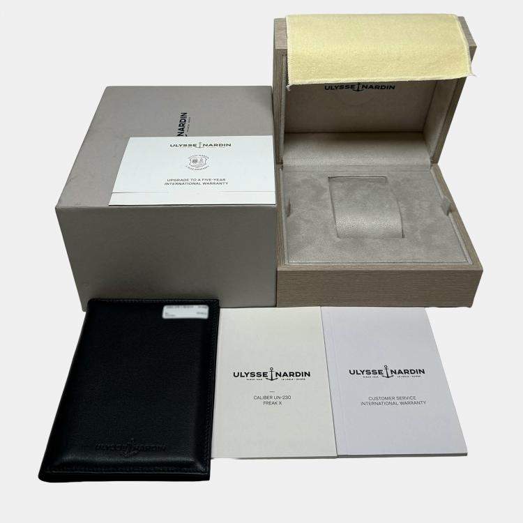 Pre Owned Pre-Owned Ulysse Nardin Freak X 2303-270/BLACK Automatic 43 mm