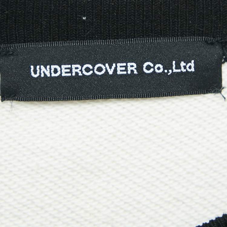 Pre Owned Undercover Black Space Print Cotton Sweatshirt M