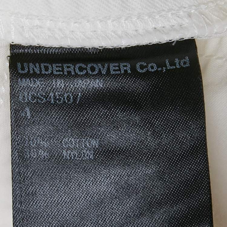 مملوكة مسبقًا Undercover White Cotton Cargo Pants L